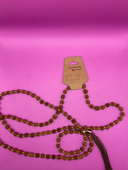 MALA en perle de shiva